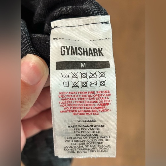 Gymshark Adapt Camo Leggings in Dark Grey/Black - M - Picture 8 of 8